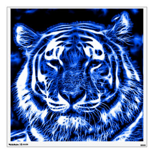 Blacklight Tiger Spirit Animal Print Wall Decal