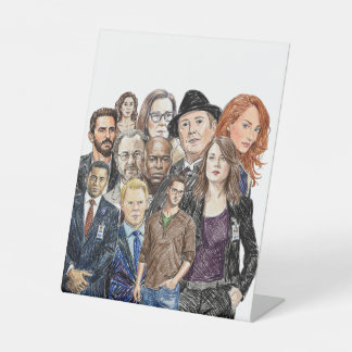 Blacklist - Collage Pedestal Sign