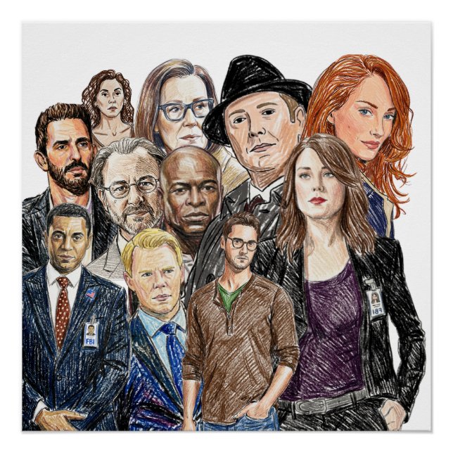Blacklist - Collage Poster (Front)