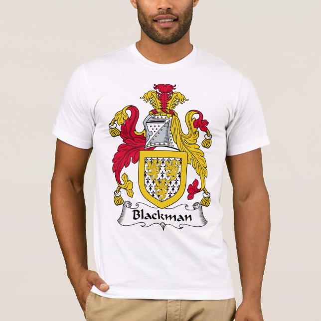 Blackman Family Crest T-Shirt (Front)