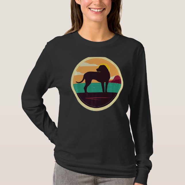 Blackmouth Cur Retro T-Shirt (Front)