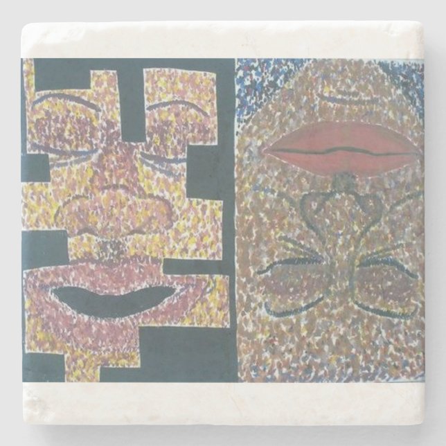 "Blackness" - Table Coasters (Front)