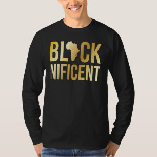 Blacknificent For Pride African American T-Shirt