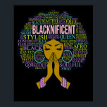 Blacknificient Black Praying Queen Melanin Sista Poster<br><div class="desc">Blacknificient Black Praying Queen Melanin Sista</div>