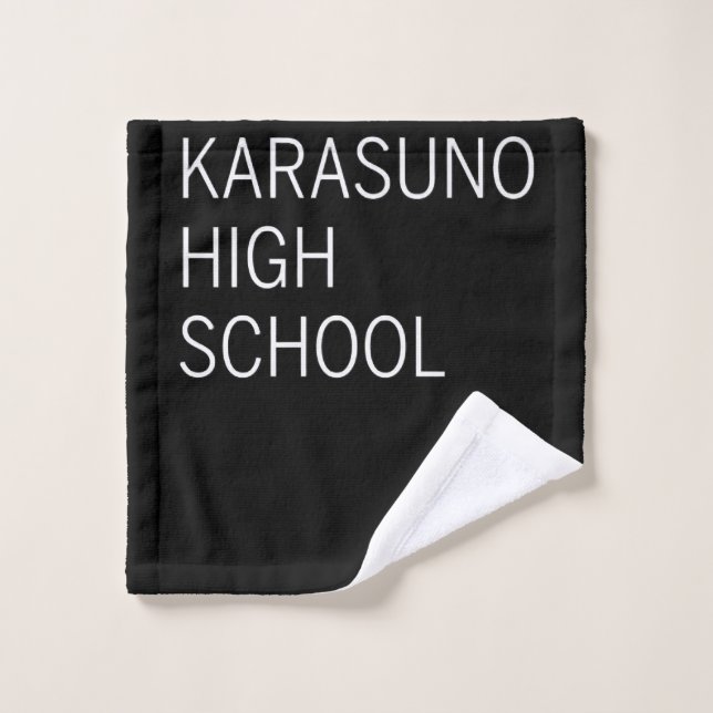 Blackorange Volleyball Practice Anime Manga Wash Cloth (Wash Cloth)