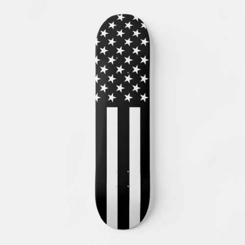 Blackout American Flag Skateboard Deck