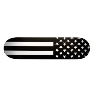 Blackout American Flag Skateboard Deck
