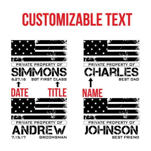 Blackout American Heroes Stainless Steel Flask (Front)