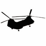 Blackout CH-46 Helicopter Statuette<br><div class="desc">This CH-46 Photo Sculpture was created from the start to look perfect as a wall mounted 2ft x 3ft stunner! If you love military aircraft or know someone that does,  this is a must have!</div>