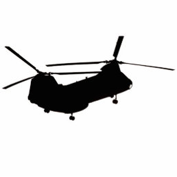 Blackout CH-46 Helicopter Statuette