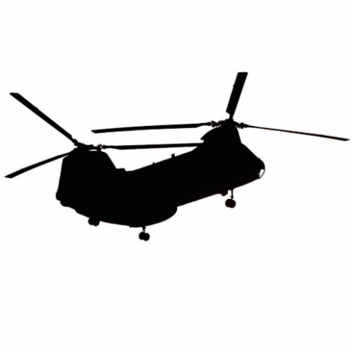 Blackout CH_46 Helicopter Statuette