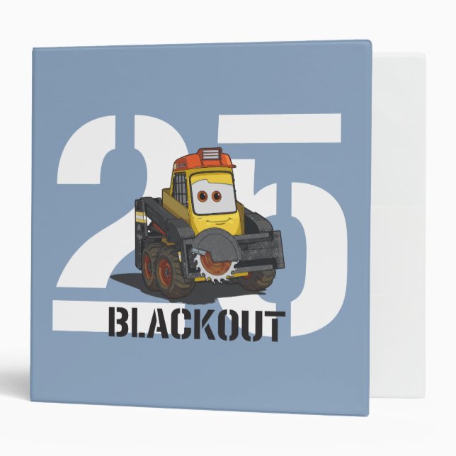 Blackout Character Art 3 Ring Binder (Front/Inside)