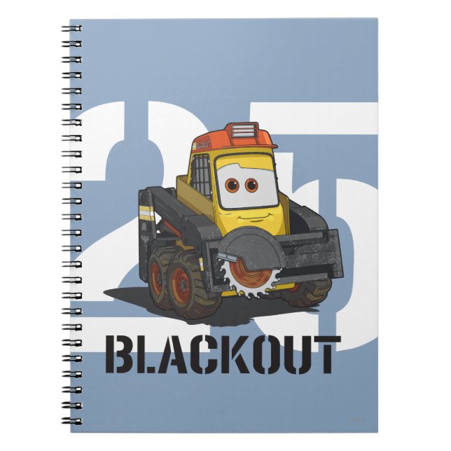 Blackout Character Art Notebook (Front)