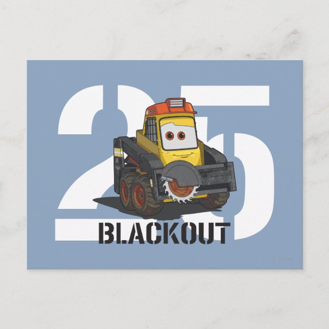 Blackout Character Art Postcard (Front)