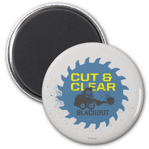 Blackout Cut  Clear Magnet