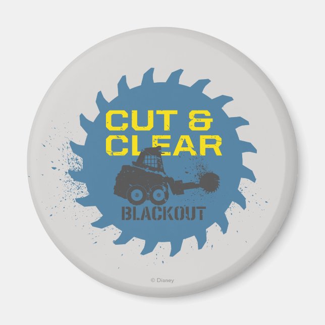 Blackout Cut & Clear Magnet (Front)