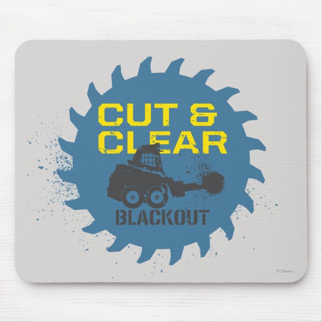 Blackout Cut & Clear Mouse Pad (Front)