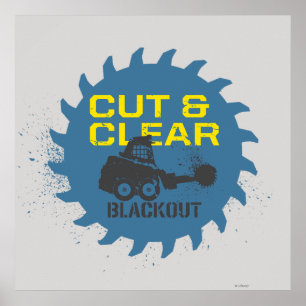 Blackout Cut & Clear Poster