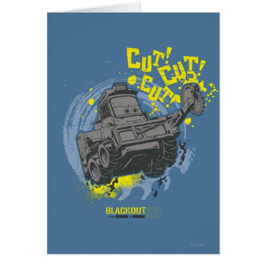 Blackout Cut! Cut! Cards (Front)