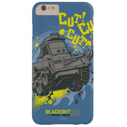 Blackout Cut Cut Barely There iPhone 6 Plus Case