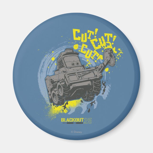 Blackout Cut! Cut! Magnet (Front)