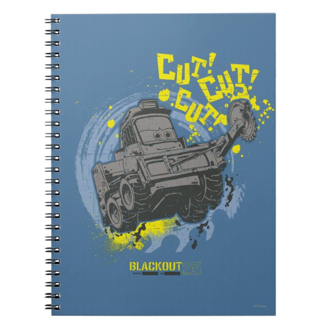 Blackout Cut! Cut! Notebook (Front)
