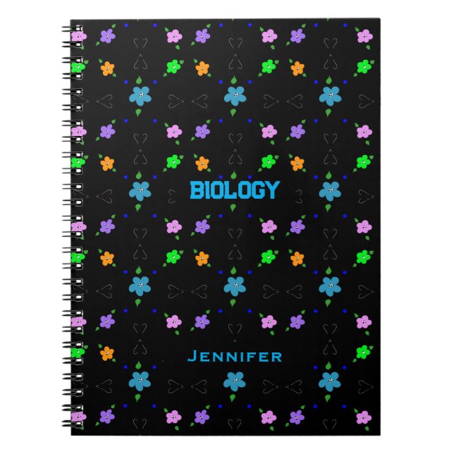Blackout Daisy Classic Notebook (Front)