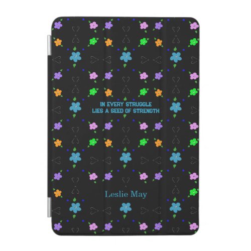 Blackout Daisy iPad Mini Cover