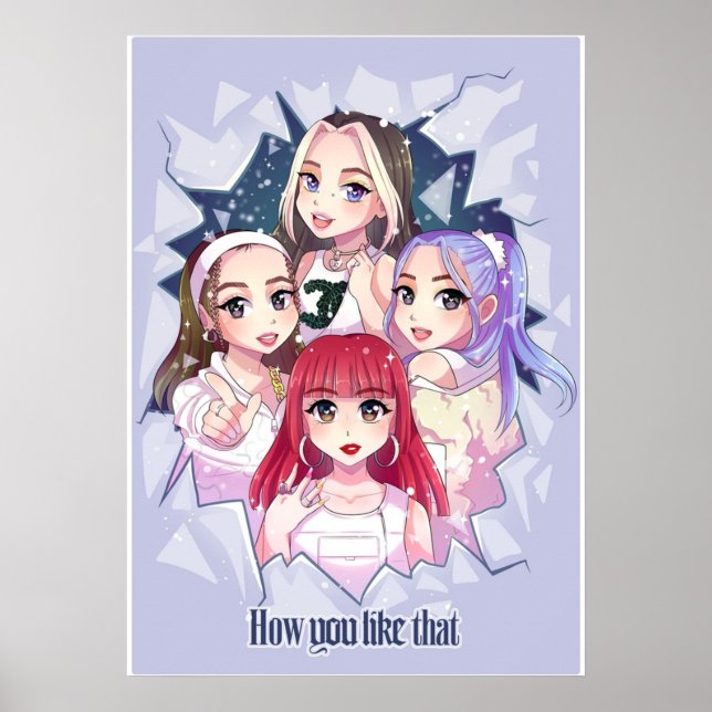 BLACKPINK How You Like That ice version Poster (Front)