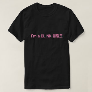 Blackpink I'm a Blink t-shirts with hangul kroean