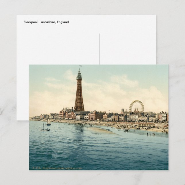 Blackpool I, Lancashire, England Postcard (Front/Back)