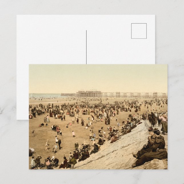 Blackpool IV, Lancashire, England Postcard (Front/Back)