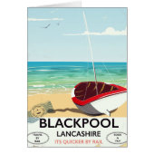 Blackpool,lancashire, rail poster (Front)