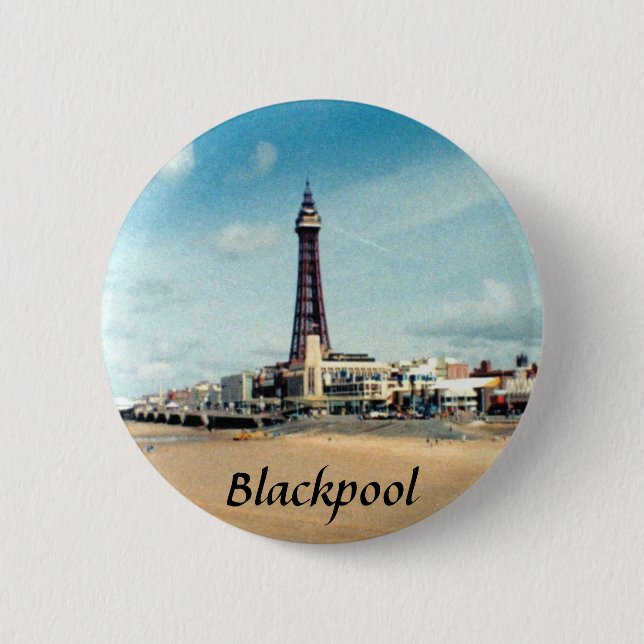Blackpool Pinback Button (Front)