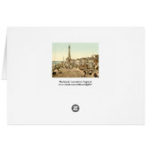 Blackpool Promenade, Lancashire, England Cards (Back Horizontal)