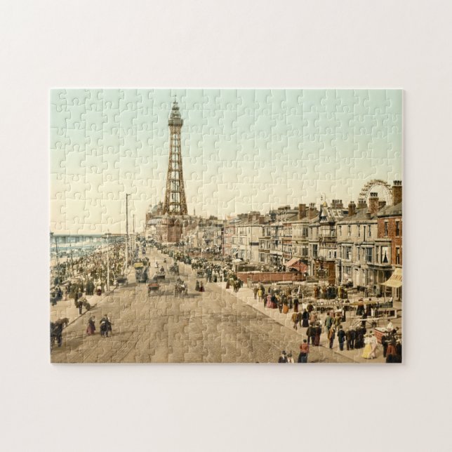 Blackpool Promenade, Lancashire, England Jigsaw Puzzle (Horizontal)