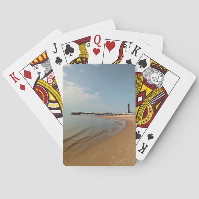 Blackpool sea poker cards (Back)