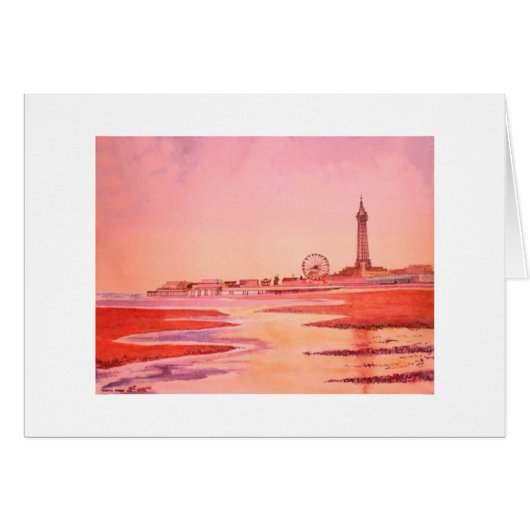 Blackpool Tower and Seafront. Cards (Front Horizontal)