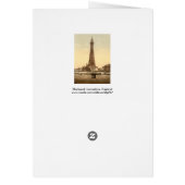 Blackpool Tower IV, Lancashire, England Cards (Back)