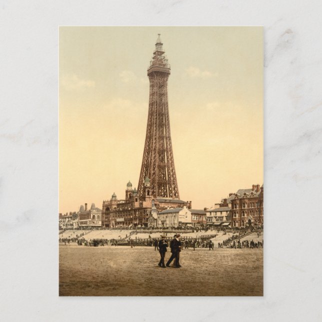 Blackpool Tower IV, Lancashire, England Postcard (Front)