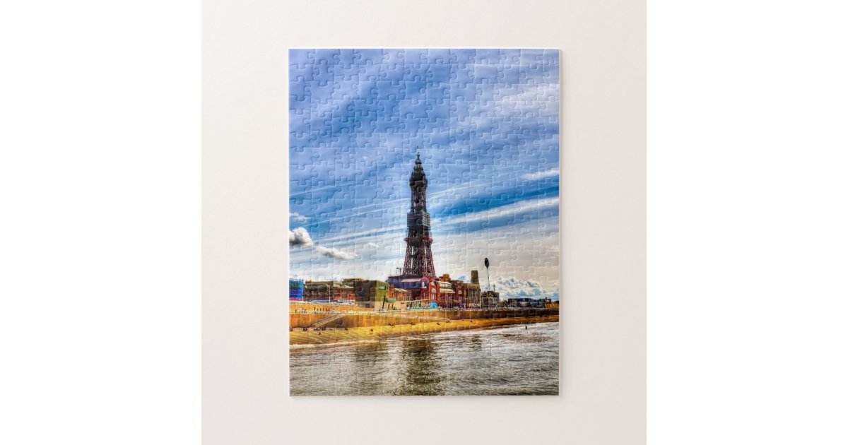 Blackpool Tower Jigsaw Puzzle Zazzle