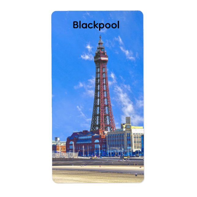 Blackpool Tower Label (Front)