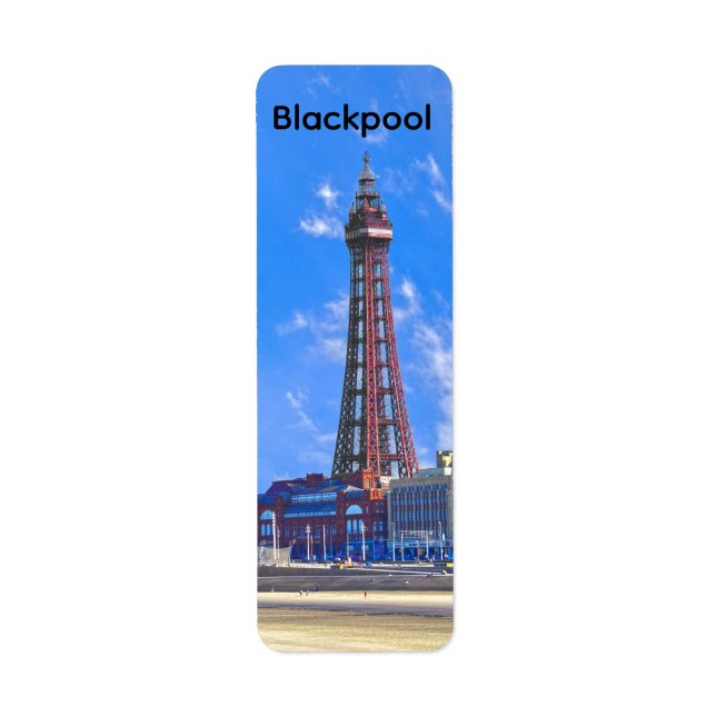 Blackpool Tower Label (Front)