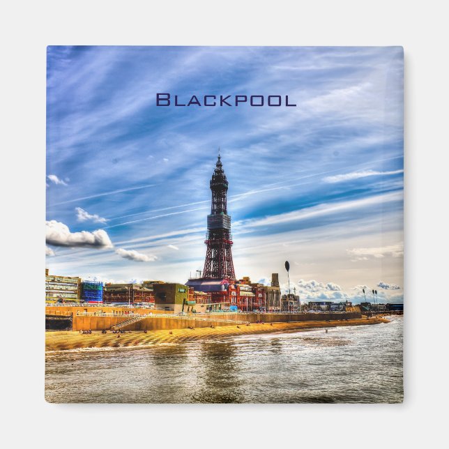 Blackpool Tower Magnet (Front)