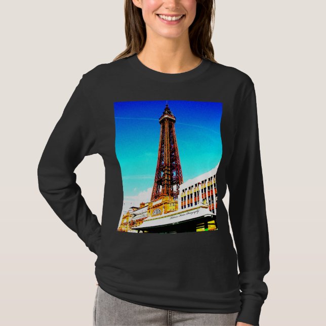 Blackpool Tower T Shirt (Front)