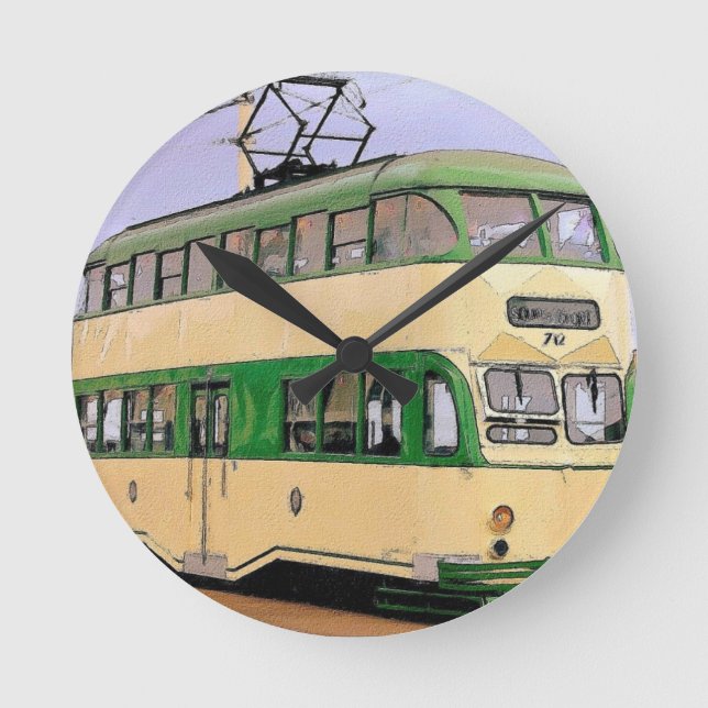 Blackpool Tram Round Clock (Front)