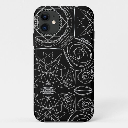 Blackprint of the sky line design by Fugenzo iPhone 11 Case