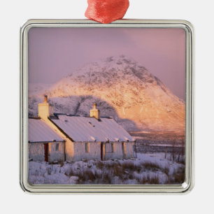 Blackrock Cottage, Glencoe, Highlands, Scotland 2 Metal Ornament