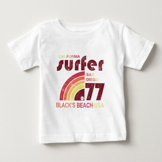blacks beach california baby T-Shirt (Front)