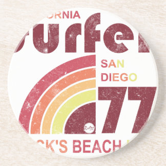 blacks beach california sandstone coaster